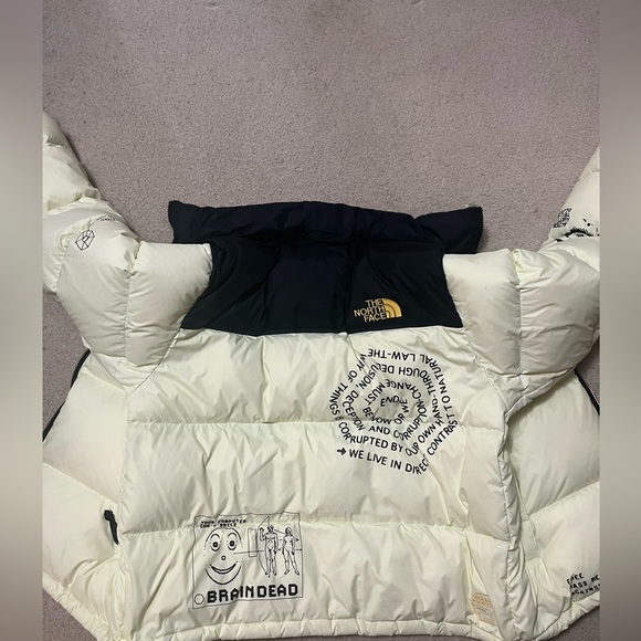 Brain Dead x The North Face Retro Nuptse Jacket - Tender Yellow  Size L - Picture 8 of 11